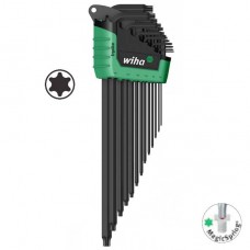 Wiha Torx® MagicSpring® L-Key Set in ErgoStar Holder - Black Finish - 13 pcs - 36503